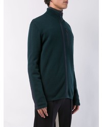 dunkelgrüner Pullover mit einem Reißverschluß von Aztech Mountain