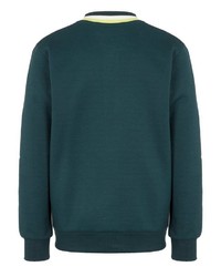 dunkelgrüner Pullover mit einem Reißverschluß von Name It