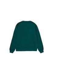 dunkelgrüner Pullover mit einem Rundhalsausschnitt von Alpha Industries