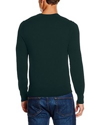 dunkelgrüner Pullover mit einem Rundhalsausschnitt von Brooks Brothers