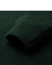 dunkelgrüner Pullover mit einem Rundhalsausschnitt von Lanvin