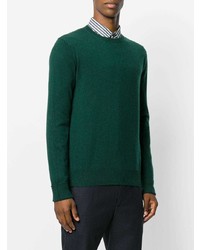 dunkelgrüner Pullover mit einem Rundhalsausschnitt von Ballantyne