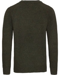 dunkelgrüner Pullover mit einem Rundhalsausschnitt von Dubarry