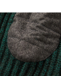 dunkelgrüner Pullover mit einem Rundhalsausschnitt von Isaia