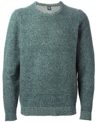 dunkelgrüner Pullover mit einem Rundhalsausschnitt von Eleventy