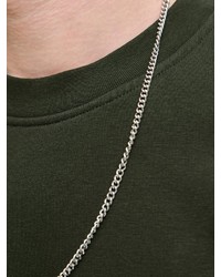 dunkelgrüner Pullover mit einem Rundhalsausschnitt von Jack & Jones PlusSize