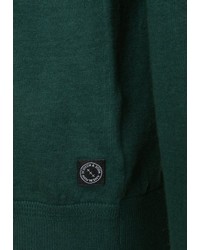 dunkelgrüner Pullover mit einem Rundhalsausschnitt von Scotch & Soda