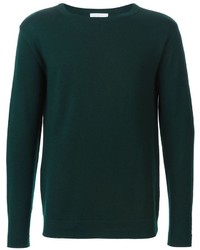 dunkelgrüner Pullover mit einem Rundhalsausschnitt von Societe Anonyme