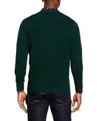 dunkelgrüner Pullover mit einem V-Ausschnitt von Diesel