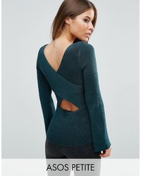 dunkelgrüner Pullover von Asos
