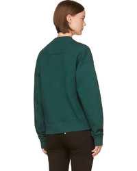 dunkelgrüner Pullover von Juun.J
