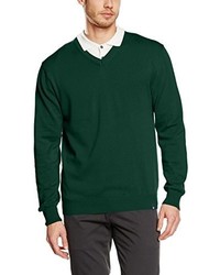 dunkelgrüner Pullover von James Harvest