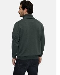 dunkelgrüner Rollkragenpullover von BABISTA