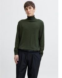 dunkelgrüner Rollkragenpullover von Jack & Jones