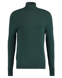 dunkelgrüner Rollkragenpullover von Petrol Industries
