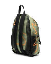 dunkelgrüner Rucksack von Moschino