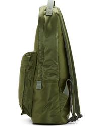 dunkelgrüner Segeltuch Rucksack von Porter