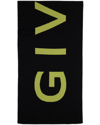 dunkelgrüner Strick Schal von Givenchy