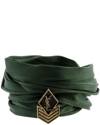 dunkelgrünes Armband von Saint Laurent