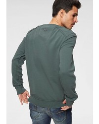 dunkelgrünes bedrucktes Sweatshirt von Camp David