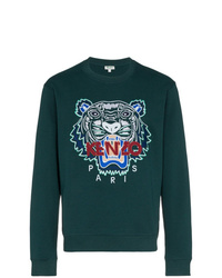 dunkelgrünes bedrucktes Sweatshirt von Kenzo