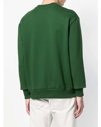 dunkelgrünes bedrucktes Sweatshirt von Diesel