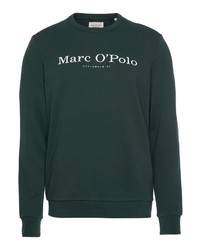 dunkelgrünes bedrucktes Sweatshirt von Marc O'Polo