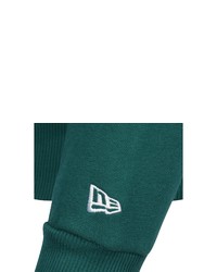 dunkelgrünes bedrucktes Sweatshirt von New Era