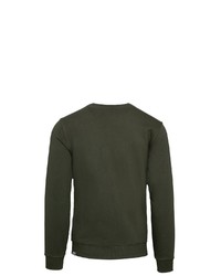 dunkelgrünes bedrucktes Sweatshirt von Palladium