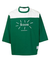 dunkelgrünes bedrucktes T-Shirt mit einem Rundhalsausschnitt von UNDERCOVE