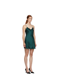 dunkelgrünes Camisole-Kleid von Simone Perele