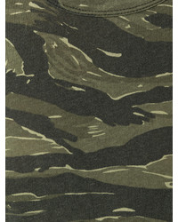 dunkelgrünes Camouflage Kleid von Current/Elliott