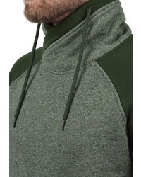 dunkelgrünes Fleece-Sweatshirt von Jack & Jones