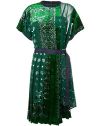 dunkelgrünes Kleid von Sacai