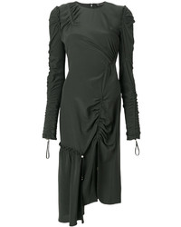 dunkelgrünes Kleid von Versace