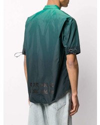 dunkelgrünes Kurzarmhemd von Off-White