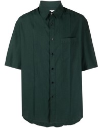dunkelgrünes Kurzarmhemd von Lemaire