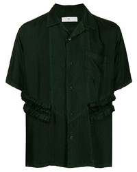 dunkelgrünes Kurzarmhemd von Toga
