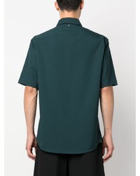 dunkelgrünes Kurzarmhemd von Oamc