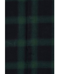 dunkelgrünes Langarmhemd mit Schottenmuster von CASUAL FRIDAY