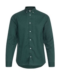 dunkelgrünes Langarmhemd von CASUAL FRIDAY