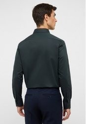 dunkelgrünes Langarmhemd von Eterna