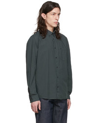 dunkelgrünes Langarmhemd von A.P.C.