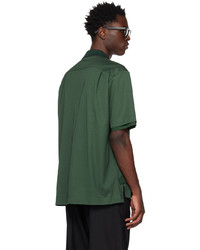 dunkelgrünes Langarmhemd von Sacai