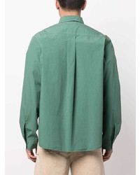 dunkelgrünes Langarmhemd von Kenzo