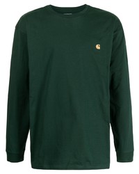 dunkelgrünes Langarmshirt von Carhartt WIP