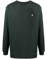 dunkelgrünes Langarmshirt von Carhartt WIP