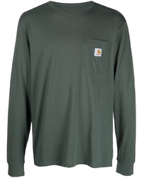 dunkelgrünes Langarmshirt von Carhartt WIP