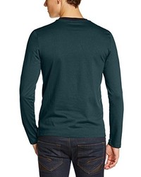 dunkelgrünes Langarmshirt von Merc of London