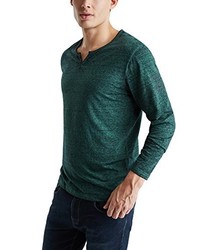 dunkelgrünes Langarmshirt von Pioneer